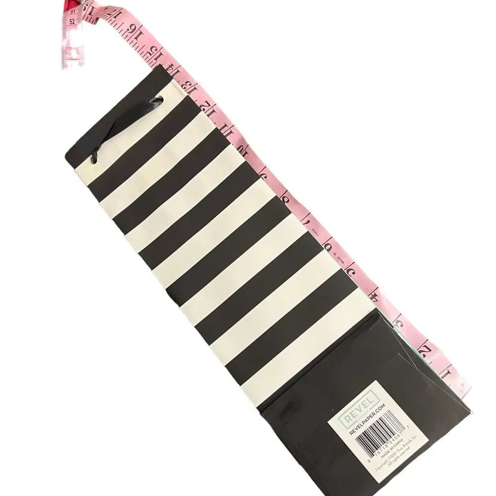 Pack Of Heavy Paper Cheers Wine Gift Bag Set Of 10 Pink Mint Green Black White S